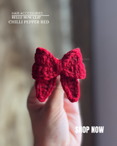 Belle Bow Clip Crochet